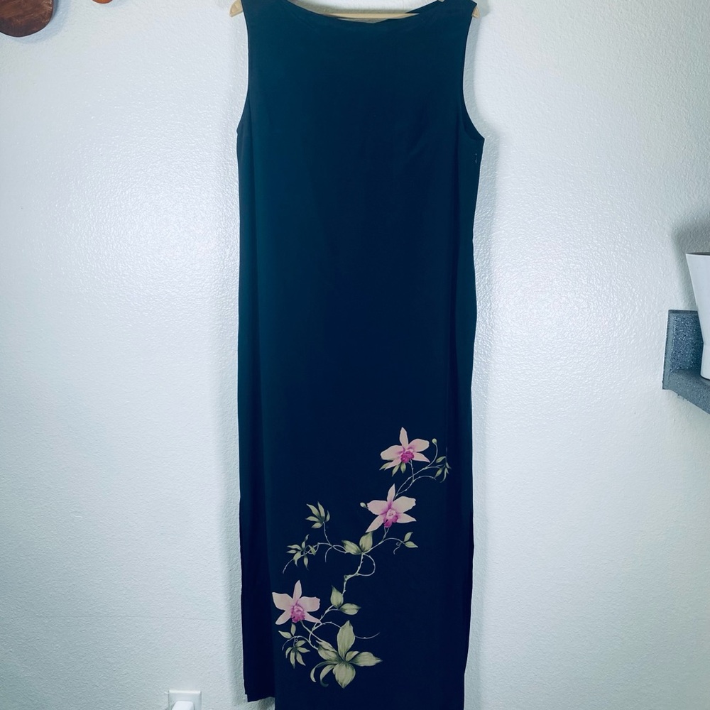 Elegant Valerie Stevens Silk Dress - Size 14 - Picture 2 of 13